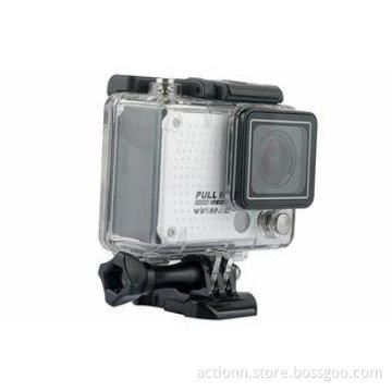 Portable White HD Helmet WIFI Action Camera Infrared Remote